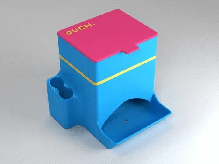 Ouch! Diabetes Needle Dispenser