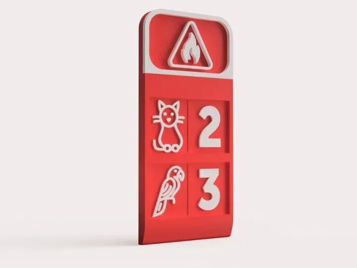 Fire Safety Door Cards